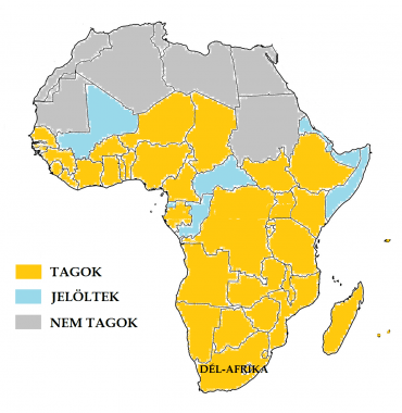 Dél-Afrika térkép