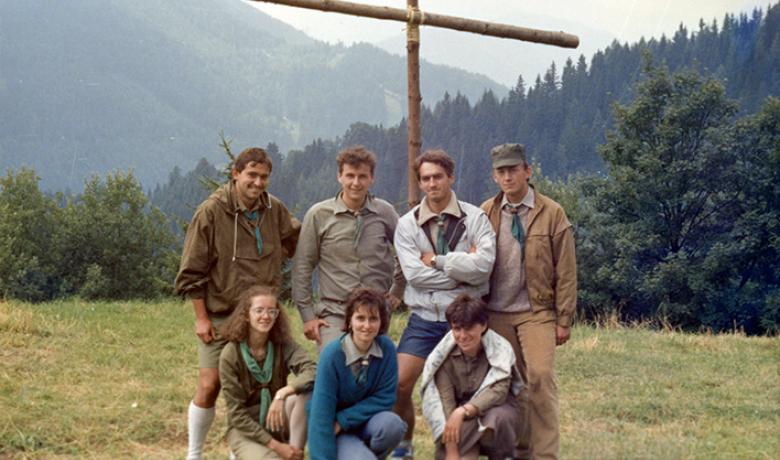 1990 július - Eibisberg - tisztképző tábor - Felvidékiek
